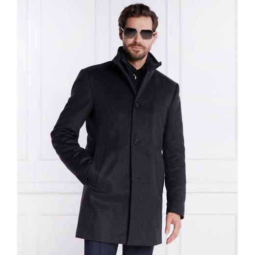 Joop! Wełniany płaszcz 2w1 Maico | z dodatkiem kaszmiru Joop! 54 Gomez Fashion Store