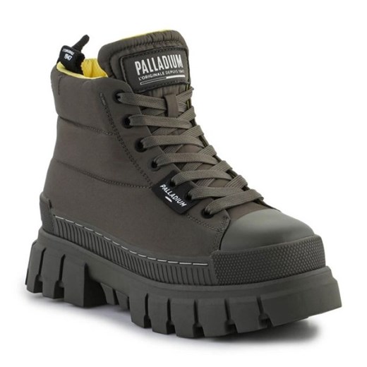 Buty Palladium Revolt Boot Overcush W 98863-325-M zielone ze sklepu ButyModne.pl w kategorii Workery damskie - zdjęcie 164713994
