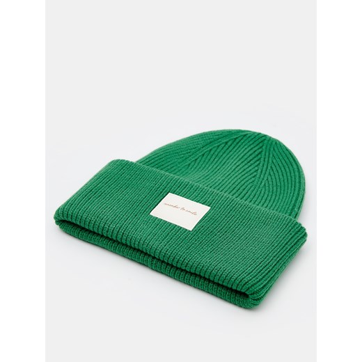 Mohito - Zielona czapka z wiskozą - Khaki Mohito ONE SIZE Mohito