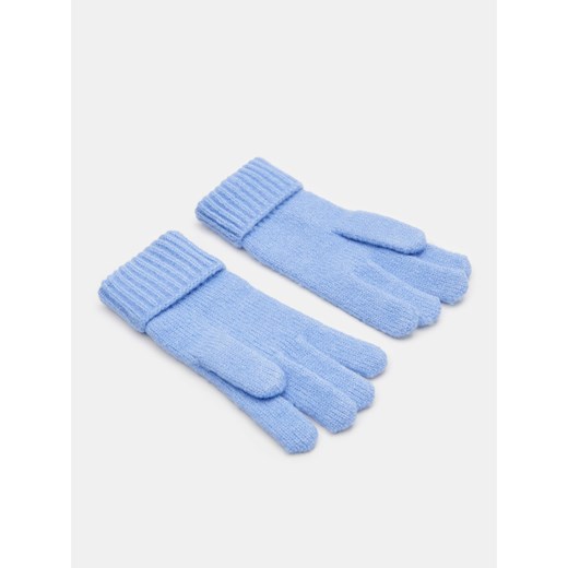 Sinsay - Rękawiczki - niebieski Sinsay Jeden rozmiar Sinsay