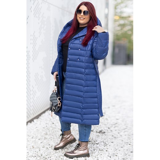 Kurtka QWARTA BLUE ze sklepu Ivet Shop w kategorii Płaszcze damskie - zdjęcie 164718081