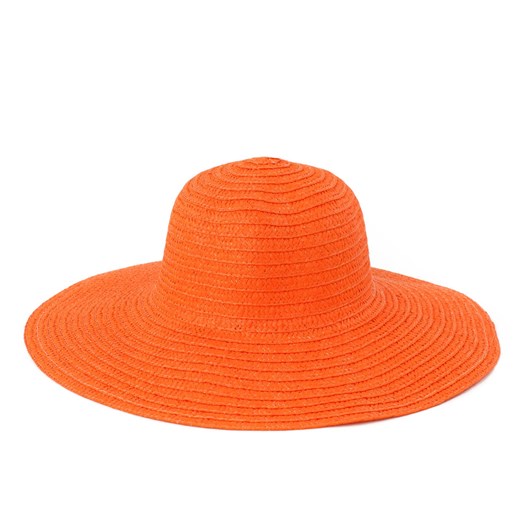 Damski kapelusz plażowy szaleo pomaranczowy damskie