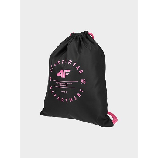 4F Worek sportowy w kolorze różowo-czarnym - 33 x 42 cm ze sklepu Limango Polska w kategorii Plecaki dla dzieci - zdjęcie 164733810