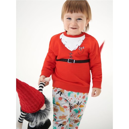 Sinsay - Bluza świąteczna - czerwony ze sklepu Sinsay w kategorii Bluzy i swetry - zdjęcie 164735871
