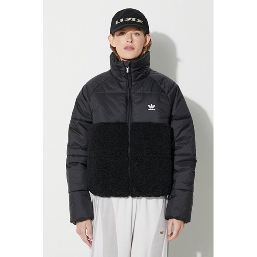 adidas Originals kurtka Polar Jacket damska kolor czarny zimowa IS5257 M PRM promocyjna cena