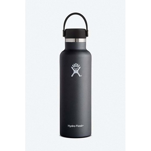 Hydro Flask butelka termiczna 21 OZ Standard Flex Cap S21SX001 kolor czarny ze sklepu PRM w kategorii Bidony i butelki - zdjęcie 164737531
