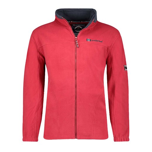 Canadian Peak Kurtka polarowa &quot;Ultona&quot; w kolorze czerwonym ze sklepu Limango Polska w kategorii Bluzy męskie - zdjęcie 164746464