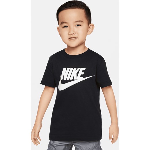 T-shirt dla małych dzieci Nike Futura Tee - Czerń ze sklepu Nike poland w kategorii T-shirty chłopięce - zdjęcie 164747582