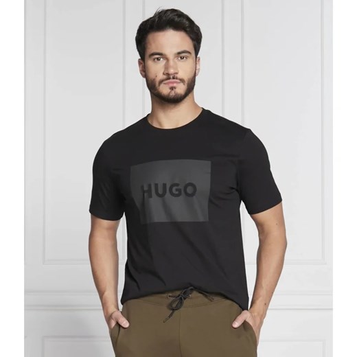 T-shirt męski Hugo Boss z krótkim rękawem w stylu młodzieżowym 