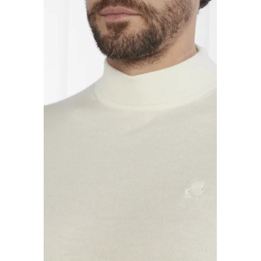 Karl Lagerfeld Wełniany sweter | Slim Fit Karl Lagerfeld M Gomez Fashion Store