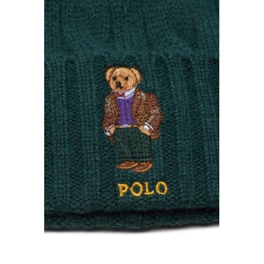 POLO RALPH LAUREN Wełniany szal + czapka | z dodatkiem kaszmiru Polo Ralph Lauren OS okazja Gomez Fashion Store