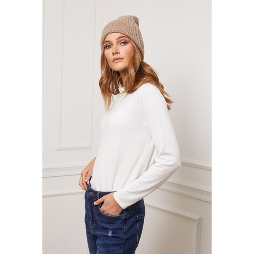 So Cachemire Koszulka &quot;Funel&quot; w kolorze białym So Cachemire S wyprzedaż Limango Polska