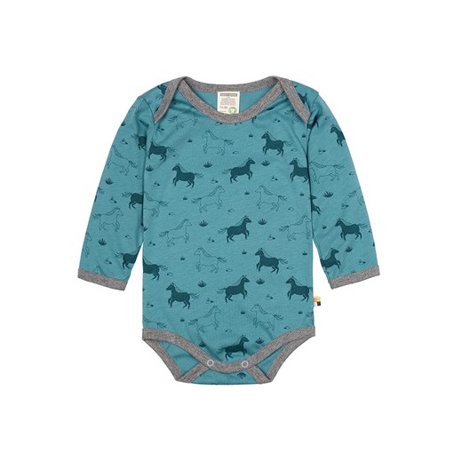 loud + proud Body &quot;Druck&quot; w kolorze błękitnym ze sklepu Limango Polska w kategorii Body niemowlęce - zdjęcie 164751040