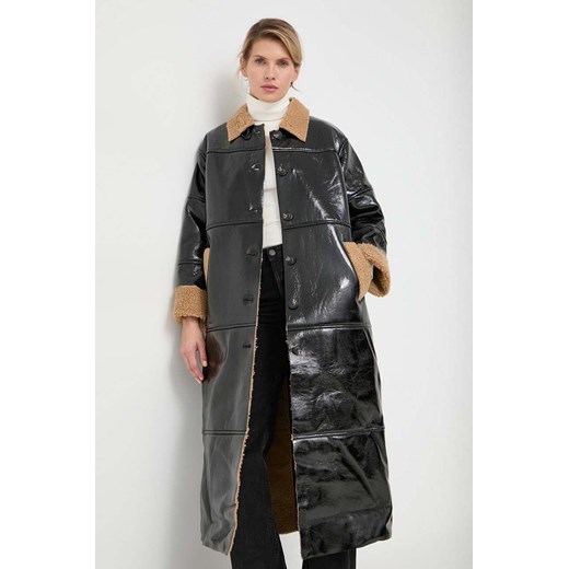 Résumé kurtka damska kolor czarny przejściowa oversize ze sklepu ANSWEAR.com w kategorii Kurtki damskie - zdjęcie 164753452