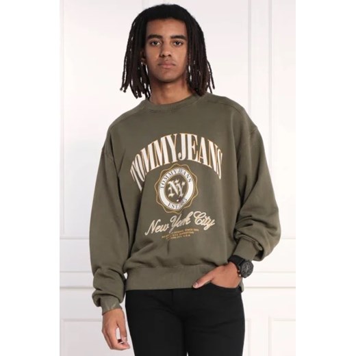 Tommy Jeans Bluza TJM BOXY LUXE VARSITY CREW | Regular Fit Tommy Jeans M wyprzedaż Gomez Fashion Store