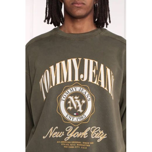 Tommy Jeans Bluza TJM BOXY LUXE VARSITY CREW | Regular Fit Tommy Jeans XXL promocja Gomez Fashion Store