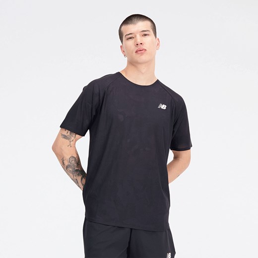 Koszulka męska New Balance MT33281BK – czarna ze sklepu New Balance Poland w kategorii T-shirty męskie - zdjęcie 164756023