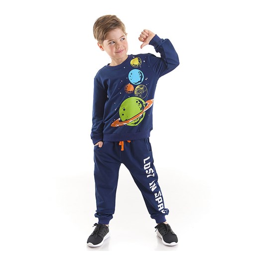 Denokids 2-częściowy zestaw "Planets" w kolorze granatowym - id: 13086127 - marki Denokids - 164791681 Denokids 2-częściowy zestaw "Planets" w kolorze granatowym ze sklepu Limango Polska w kategorii Dresy chłopięce - zdjęcie 164791681