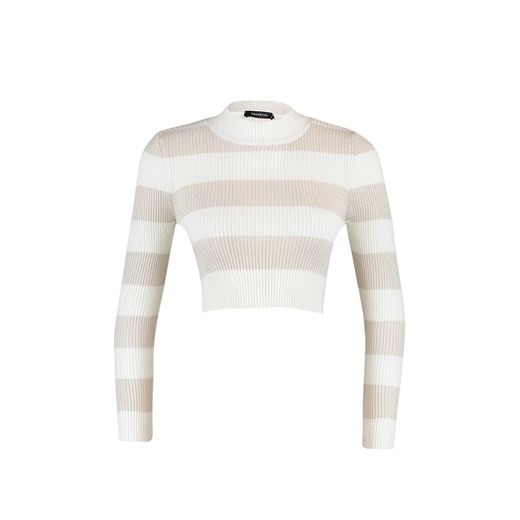 trendyol Sweter w kolorze kremowym ze sklepu Limango Polska w kategorii Swetry damskie - zdjęcie 164792403
