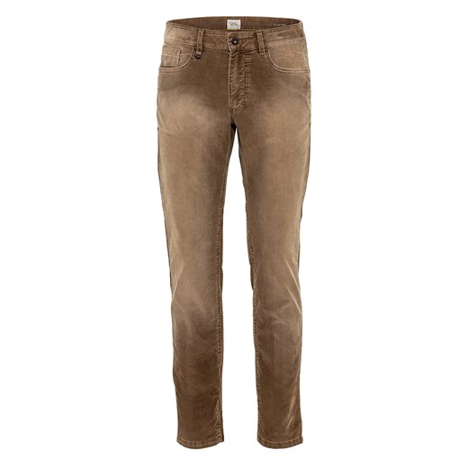 Camel Active Spodnie sztruksowe - Slim fit - w kolorze jasnobrązowym ze sklepu Limango Polska w kategorii Spodnie męskie - zdjęcie 164792951