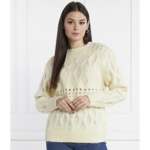 Silvian Heach Sweter | Regular Fit | z dodatkiem wełny ze sklepu Gomez Fashion Store w kategorii Swetry damskie - zdjęcie 164798470