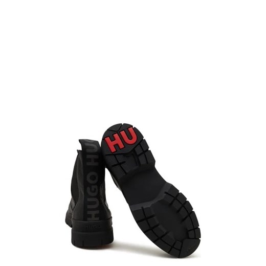 Buty zimowe męskie Hugo Boss z tkaniny