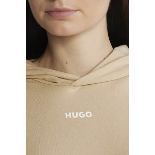 Bluza damska beżowa Hugo Boss krótka 
