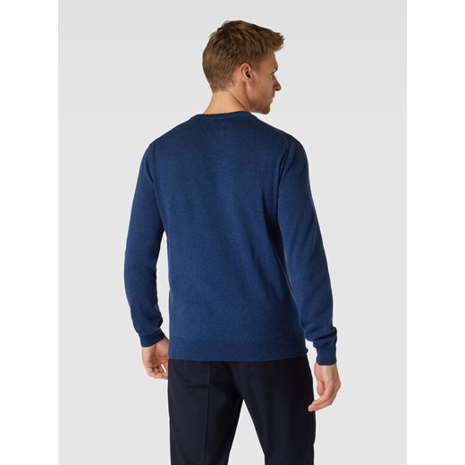 Sweter z dzianiny z okrągłym dekoltem i wyhaftowanym logo Gant XL Peek&Cloppenburg