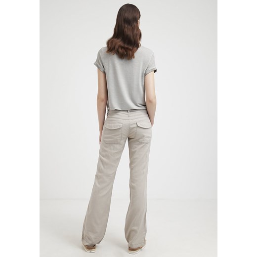 edc by Esprit PLAY Spodnie materiałowe beige zalando szary długie