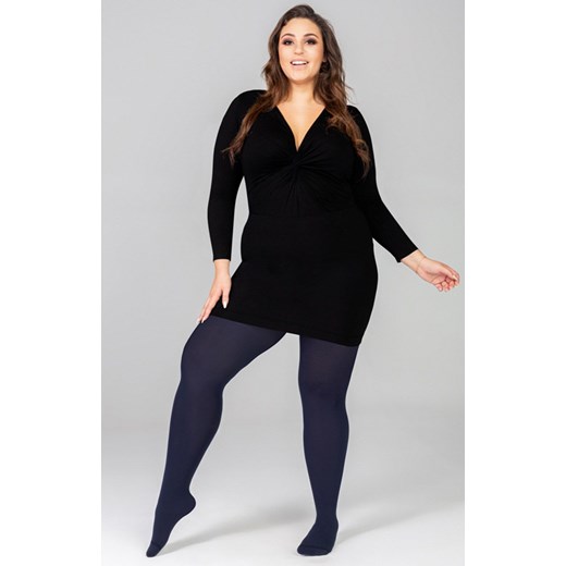 Gładkie rajstopy plus size Margaret II 50 DEN 3D, Kolor czarny (onyx), Rozmiar 5, Mona Queen Size ze sklepu Primodo w kategorii Rajstopy - zdjęcie 164805254