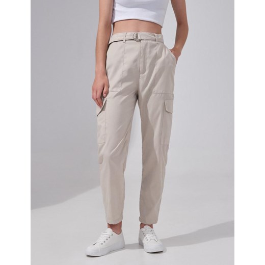 Spodnie damskie Diverse casual z tkaniny