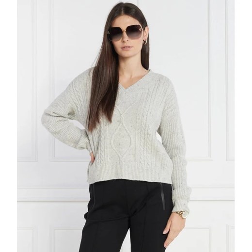 Max Mara Leisure Wełniany sweter CARMELA | Regular Fit L okazja Gomez Fashion Store