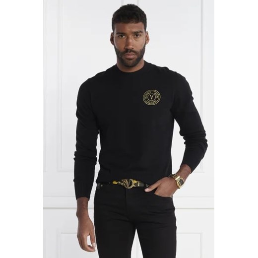 Versace Jeans Couture Sweter GENERICO | Regular Fit | z dodatkiem kaszmiru M Gomez Fashion Store