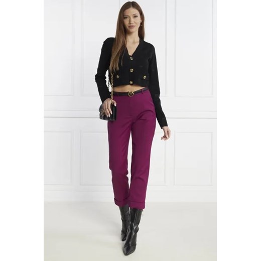 Pinko Wełniane spodnie | Regular Fit Pinko 40 Gomez Fashion Store