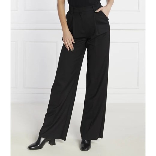 Marella SPORT Spodnie | Loose fit | z dodatkiem lnu ze sklepu Gomez Fashion Store w kategorii Spodnie damskie - zdjęcie 164806931