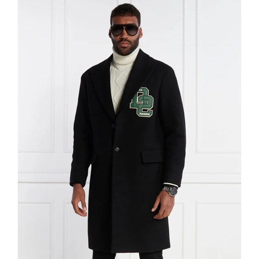 Dsquared2 Wełniany płaszcz ze sklepu Gomez Fashion Store w kategorii Płaszcze męskie - zdjęcie 164806941