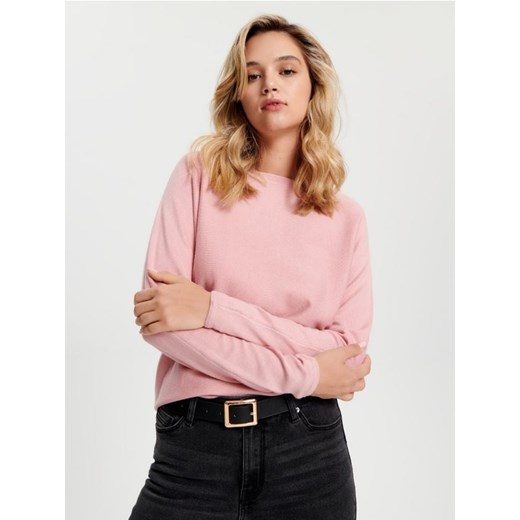 Sweter damski Sinsay z okrągłym dekoltem 