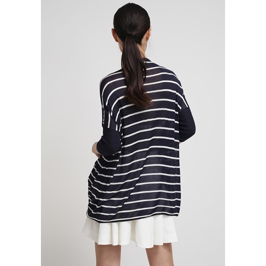 Soaked in Luxury SOMPULL Sweter dark blue/white zalando bialy lekkie