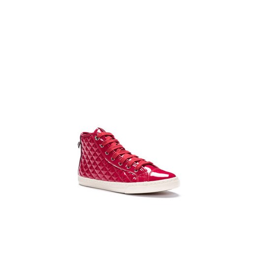 Geox Sneakers - NEW CLUB geox-com czerwony Topy dziewczęce