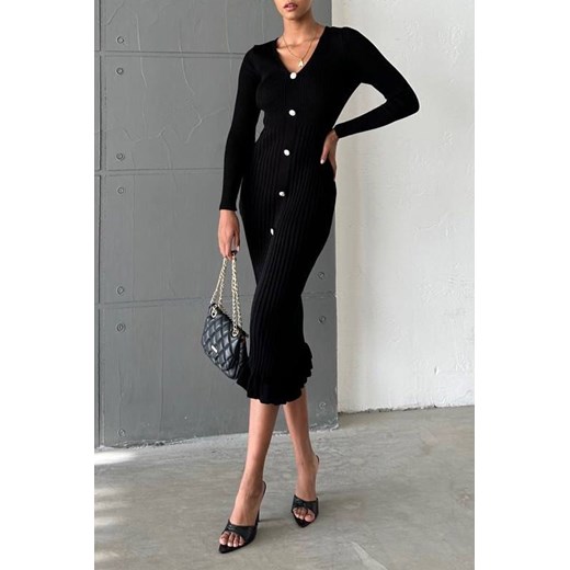 Sukienka GRACIENA BLACK ze sklepu Ivet Shop w kategorii Sukienki - zdjęcie 164874954