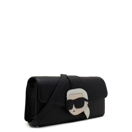 Karl Lagerfeld listonoszka średnia czarna elegancka 