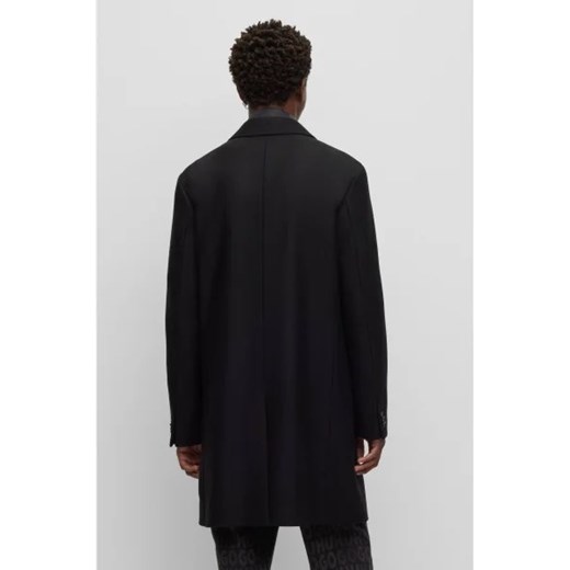 Płaszcz męski czarny Hugo Boss elegancki