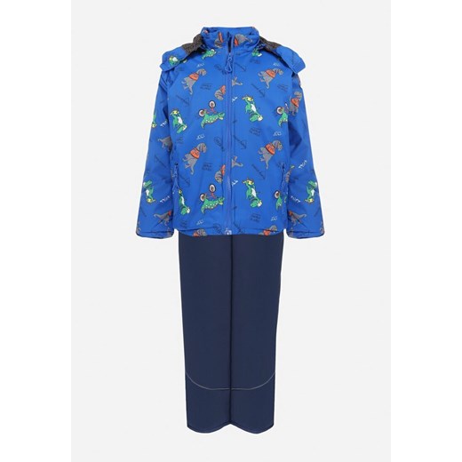 Niebieski 2-częściowy Komplet z Kurtką i Spodniami z Szelkami Payoja ze sklepu Born2be Odzież w kategorii Komplety chłopięce - zdjęcie 164877390