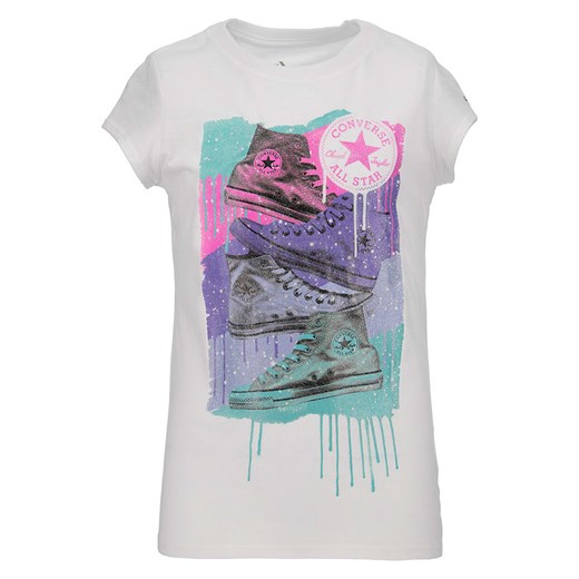 Converse Koszulka w kolorze białym ze sklepu Limango Polska w kategorii Bluzki dziewczęce - zdjęcie 164879534