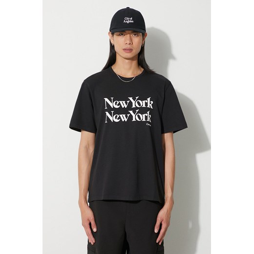 Corridor t-shirt bawełniany New York New York męski kolor czarny z nadrukiem TS0008-BLK ze sklepu PRM w kategorii T-shirty męskie - zdjęcie 164883071