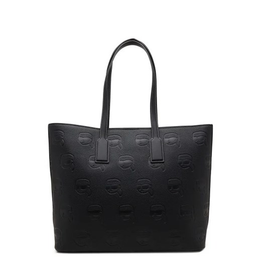 Shopper bag Karl Lagerfeld czarna duża skórzana 