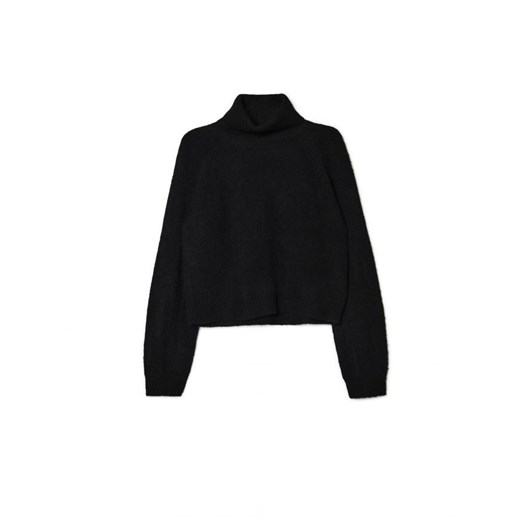Cropp - Czarny sweter z golfem - czarny ze sklepu Cropp w kategorii Swetry damskie - zdjęcie 164884012