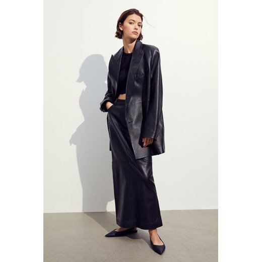 H & M - Skórzana spódnica - Czarny H & M 36 H&M