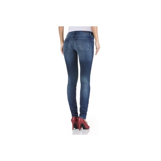 Geox Trousers - WOMAN TROUSERS geox-com niebieski jeans