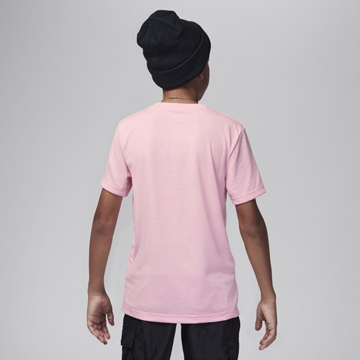 T-shirt dla dużych dzieci z grafiką Jordan Jumpman Sustainable - Różowy Jordan XL Nike poland